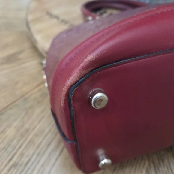 Coach Red Handbag and Wallet Set - Picture 6 of 11